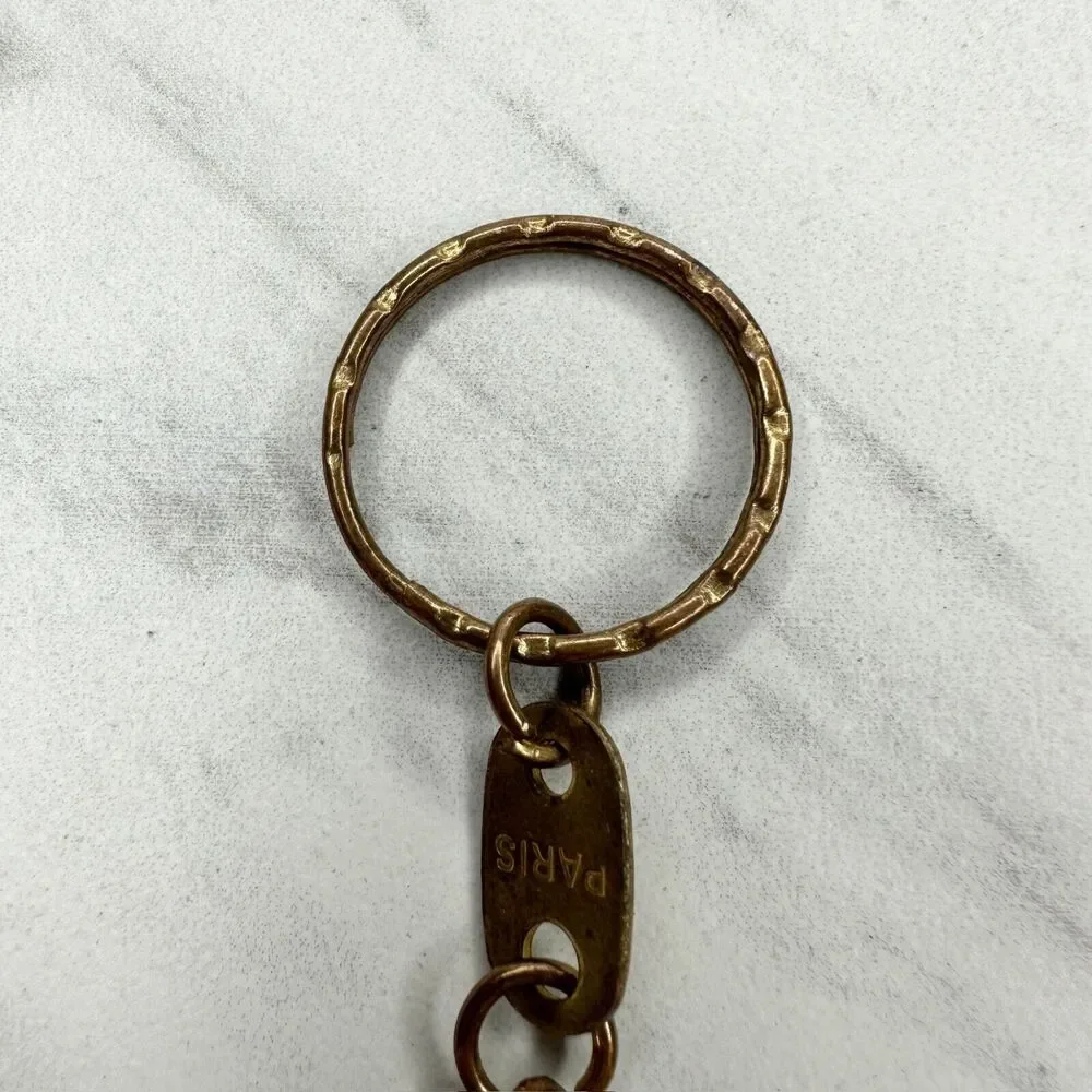 Paris France Eiffel Tower Souvenir Keychain Keyring